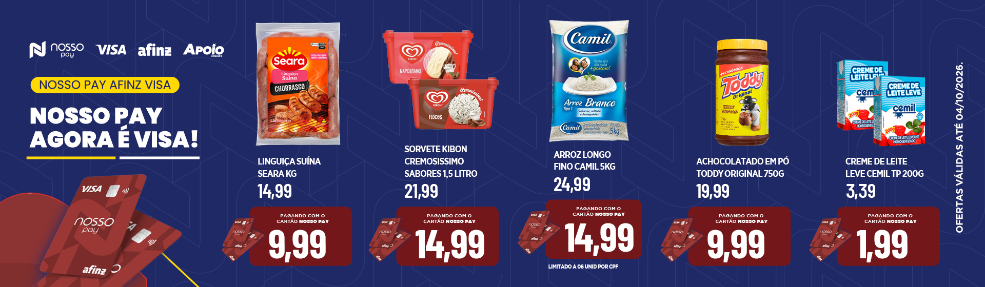 Ofertas Nosso Pay ate 04/10